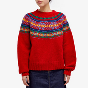 Shavonne | Multicoloured-Yoke Jumper
