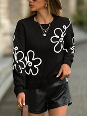 Khalilah | Flower-Outline Jumper