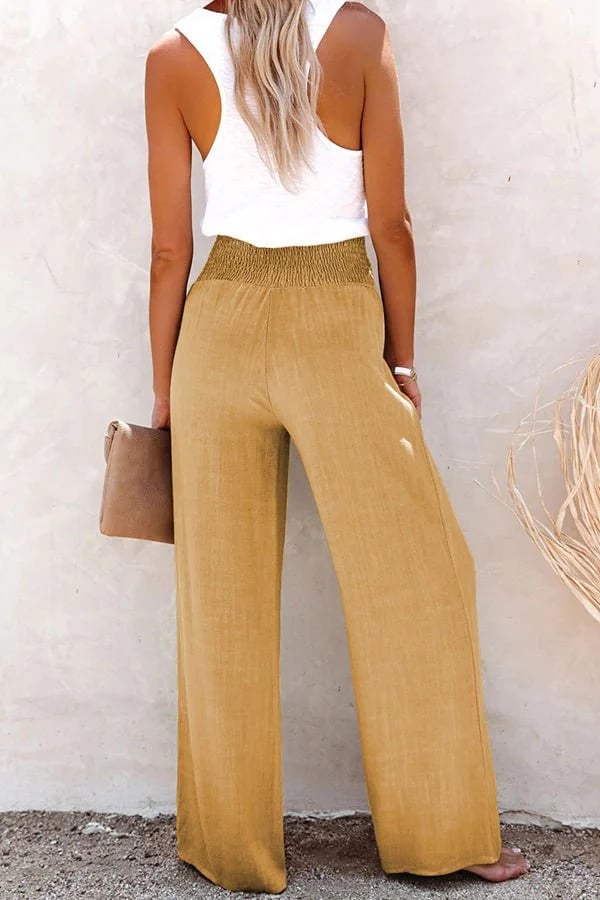 Riana | High Waist Relaxed Trousers