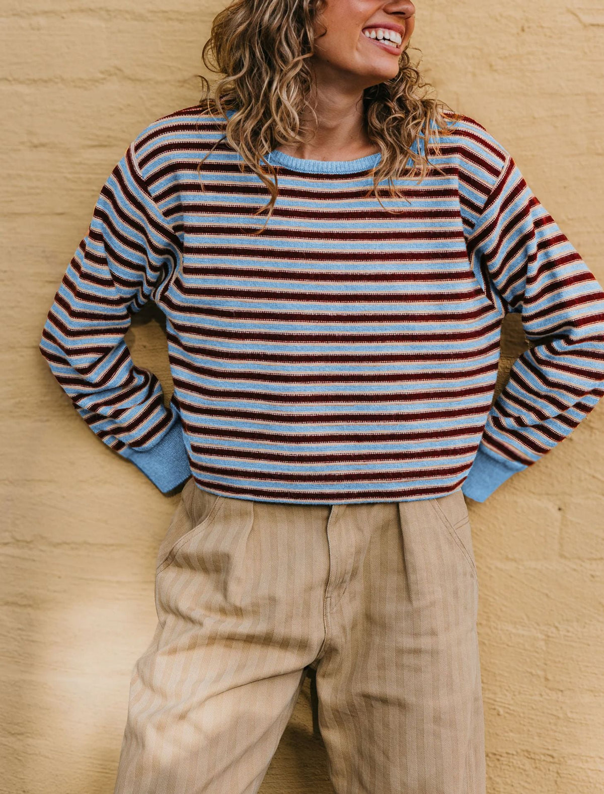 Mignon | Striped Round-Neck Jumper