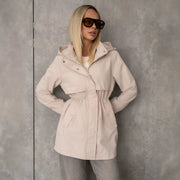 Dovie | Drawstring Hooded Parka