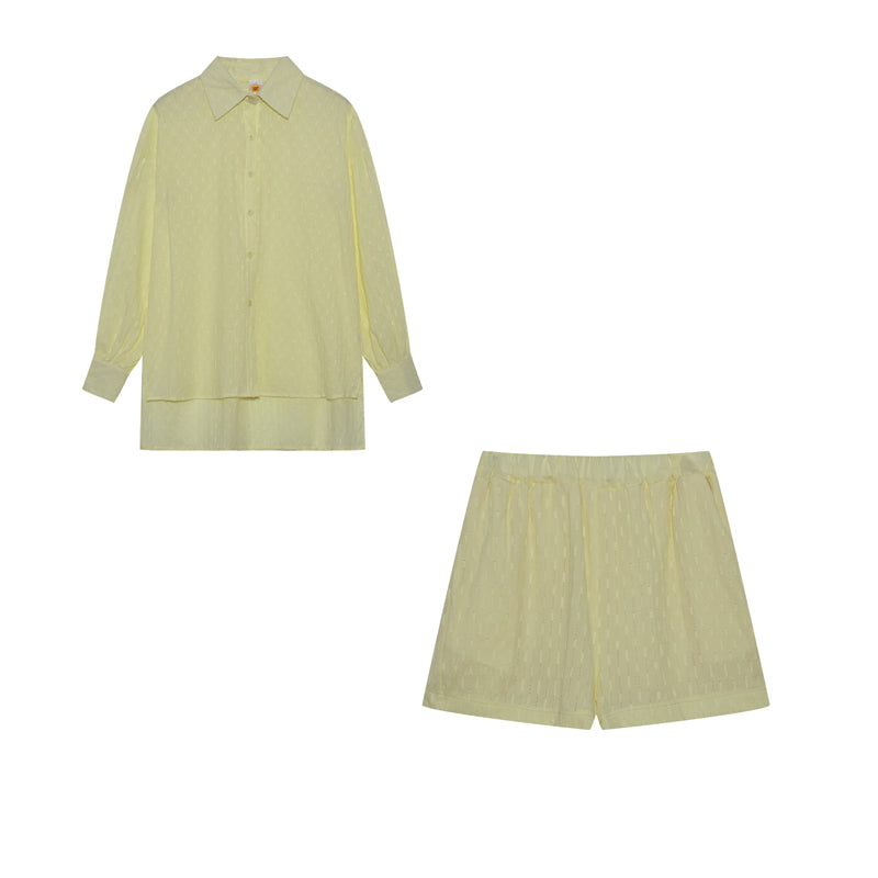 ELIZABETH | COTTON BUTTON-FRONT CO-ORD SET