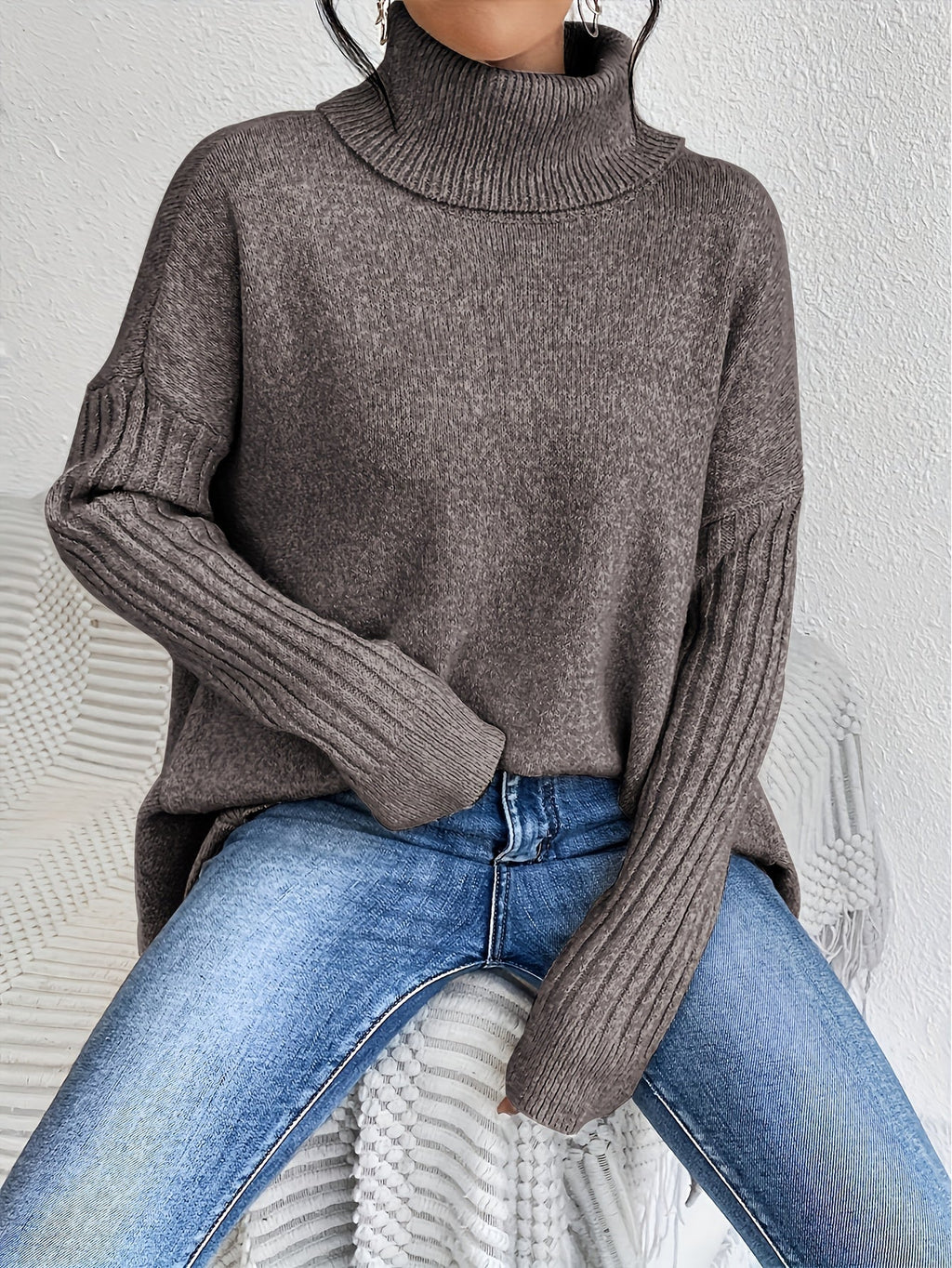 AUDREY | WRAP ROLL-NECK JUMPER