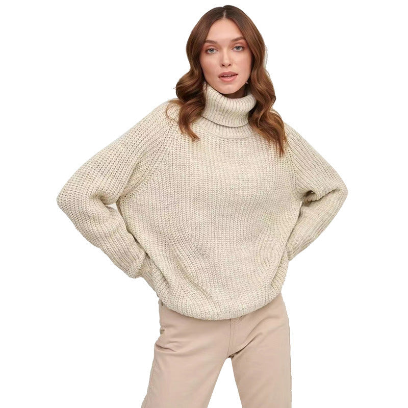 Shaquana | Roll-Neck Ribbed Jumper