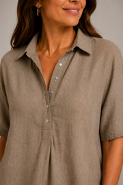 Venetia | Collared Short-Sleeve Shirt