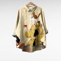 ARIANE | PRINTED LONG-SLEEVE BLOUSE