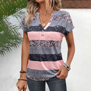 Lavetta | Patterned-Stripe T-Shirt