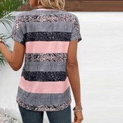 Lavetta | Patterned-Stripe T-Shirt