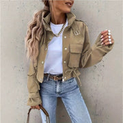Rebekah | Cropped Utility Jacket