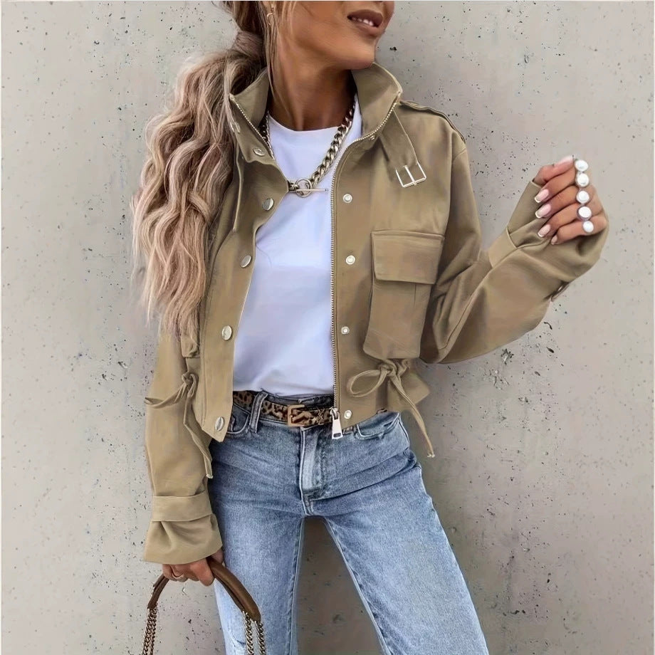 Rebekah | Cropped Utility Jacket