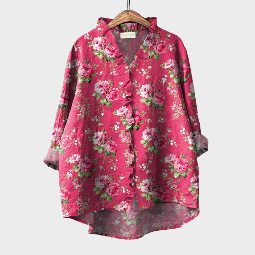 TARA | LONG-SLEEVE LIGHTWEIGHT BLOUSE