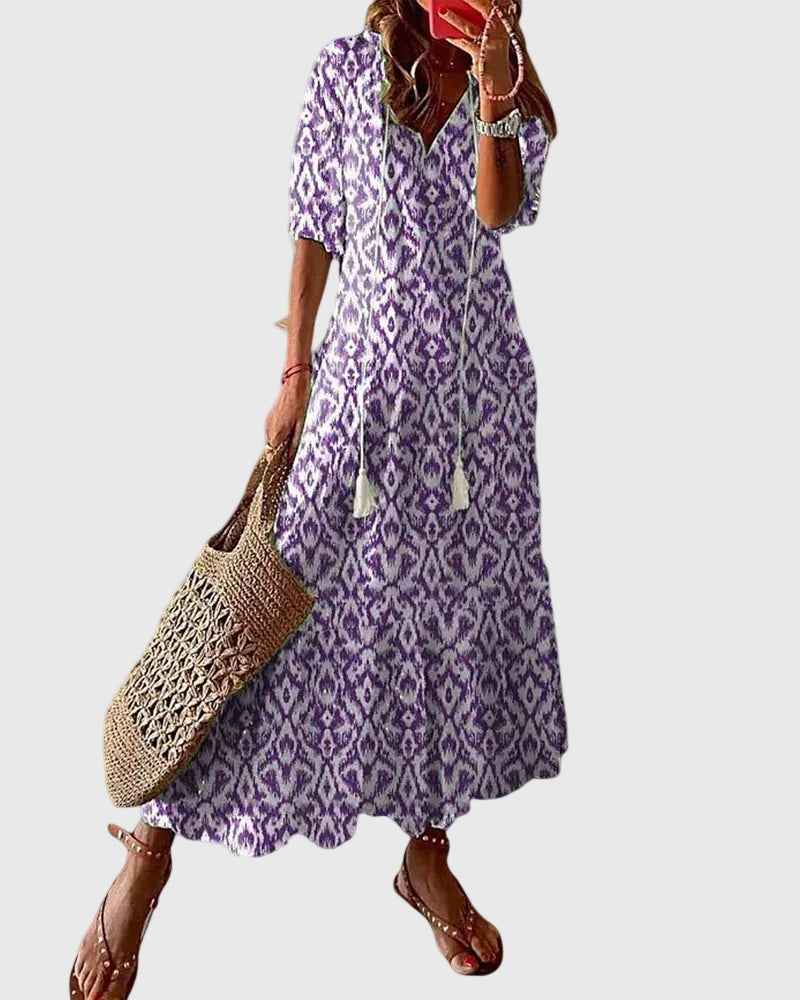 Amalia | Vintage Boho Maxi Dress