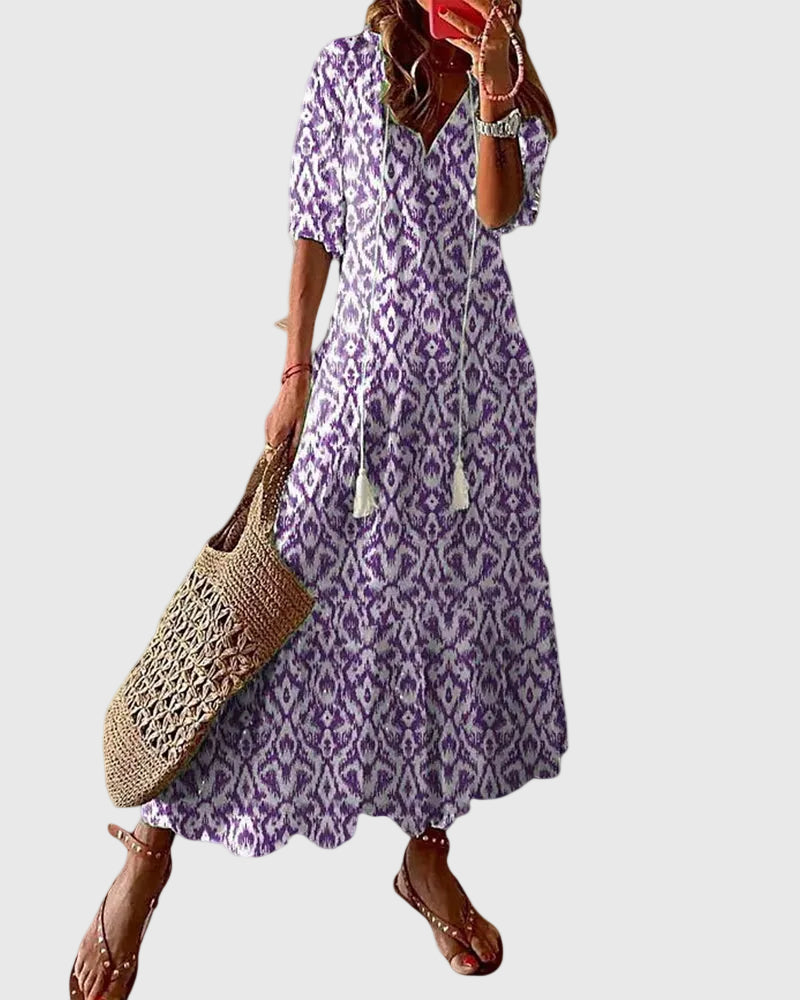 Amalia | Vintage Boho Maxi Dress
