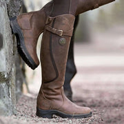 Women's boots in Dark brown