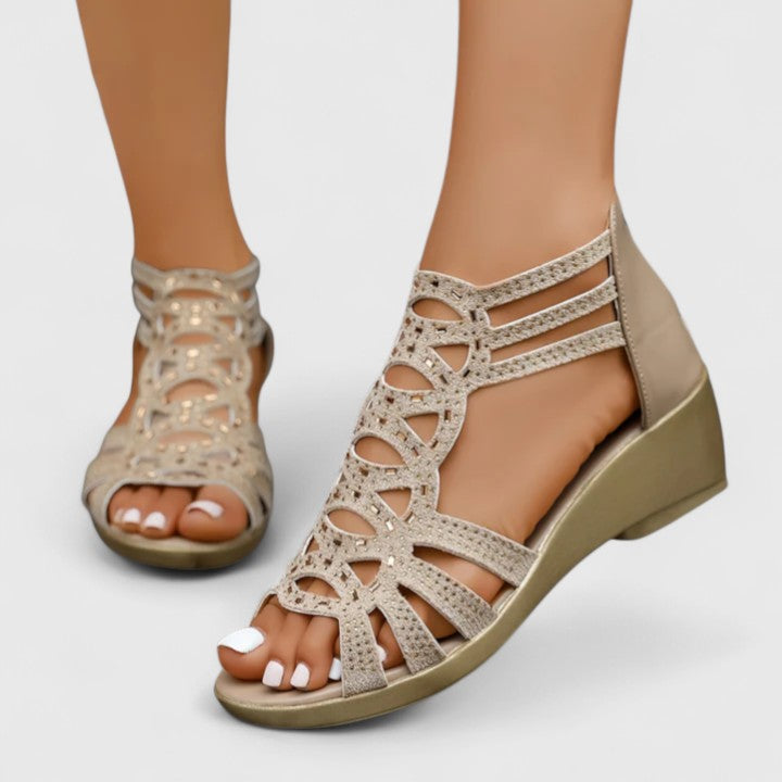 IMOGEN | WIDE-FIT CUSHIONED SANDALS