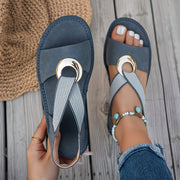 Kiyoko | Ring-Detail Strap Sandals
