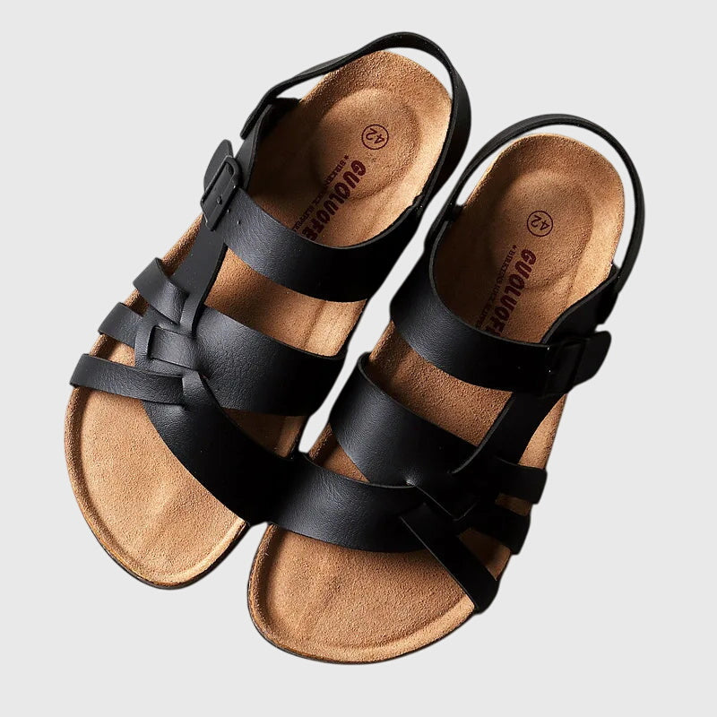 CAMILLE | BUCKLE WIDE-FIT SANDALS