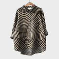 MELINA | PRINTED LONG-SLEEVE BLOUSE