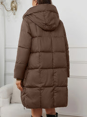 Ione | Long Hooded Puffer Coat
