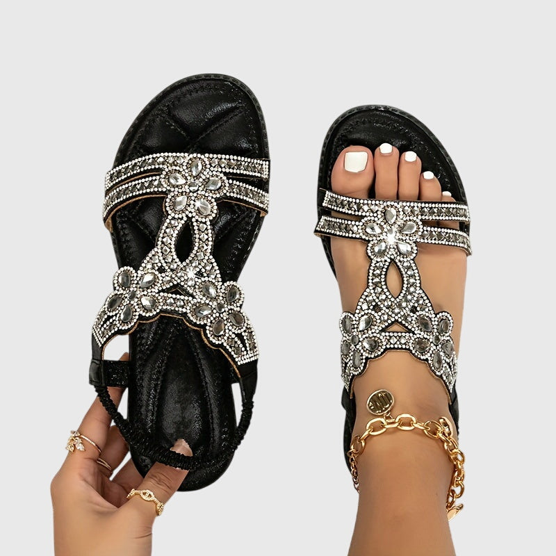 CADENCE | QUILTED CUSHIONED SANDALS