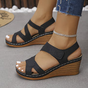 Ivah | Cut-Out Wedge Sandals