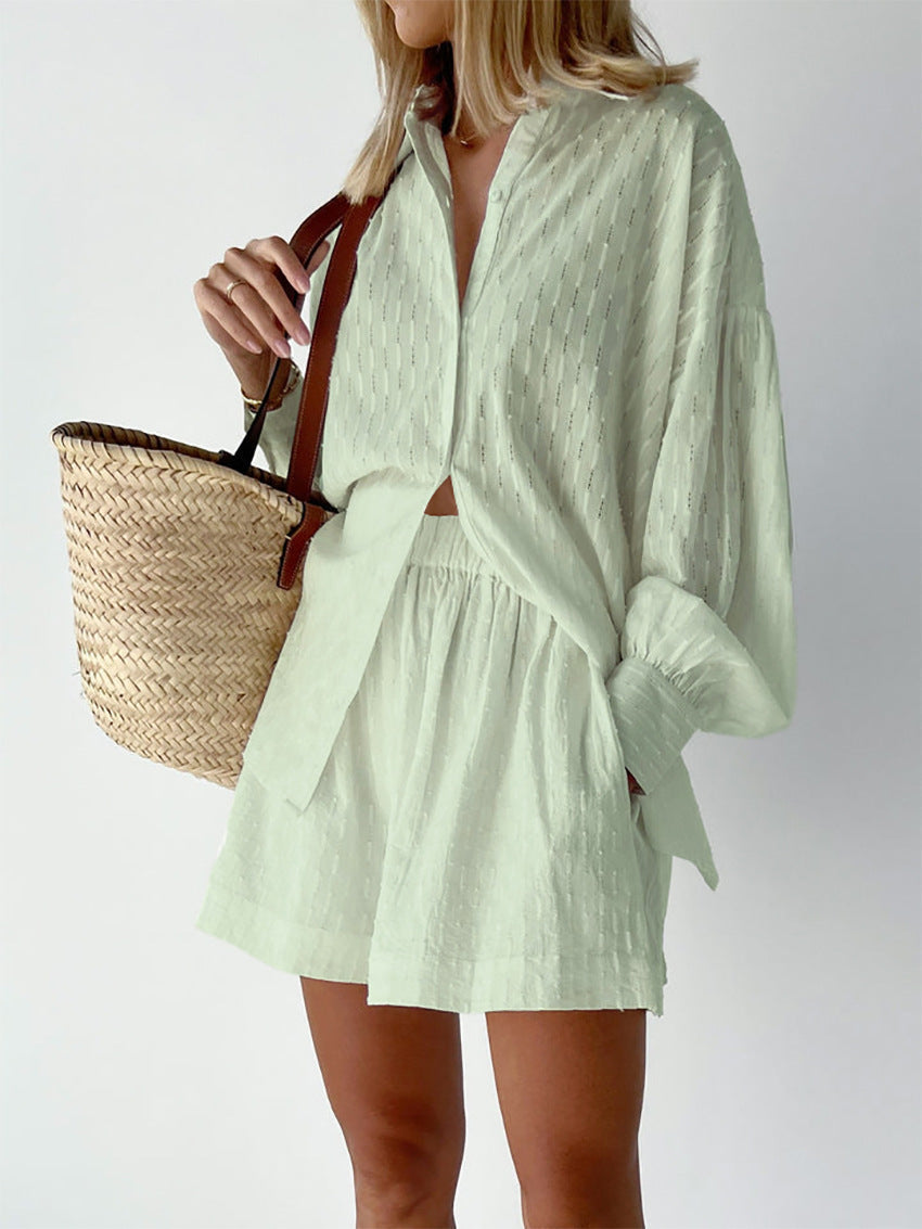 Elizabeth | Set Of Blouse And Light Shorts