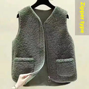 Sherita | Textured Patch-Pocket Gilet