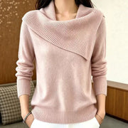 Inell | Asymmetric Foldover-Neck Jumper