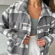 Darleen | Belted Check Jacket