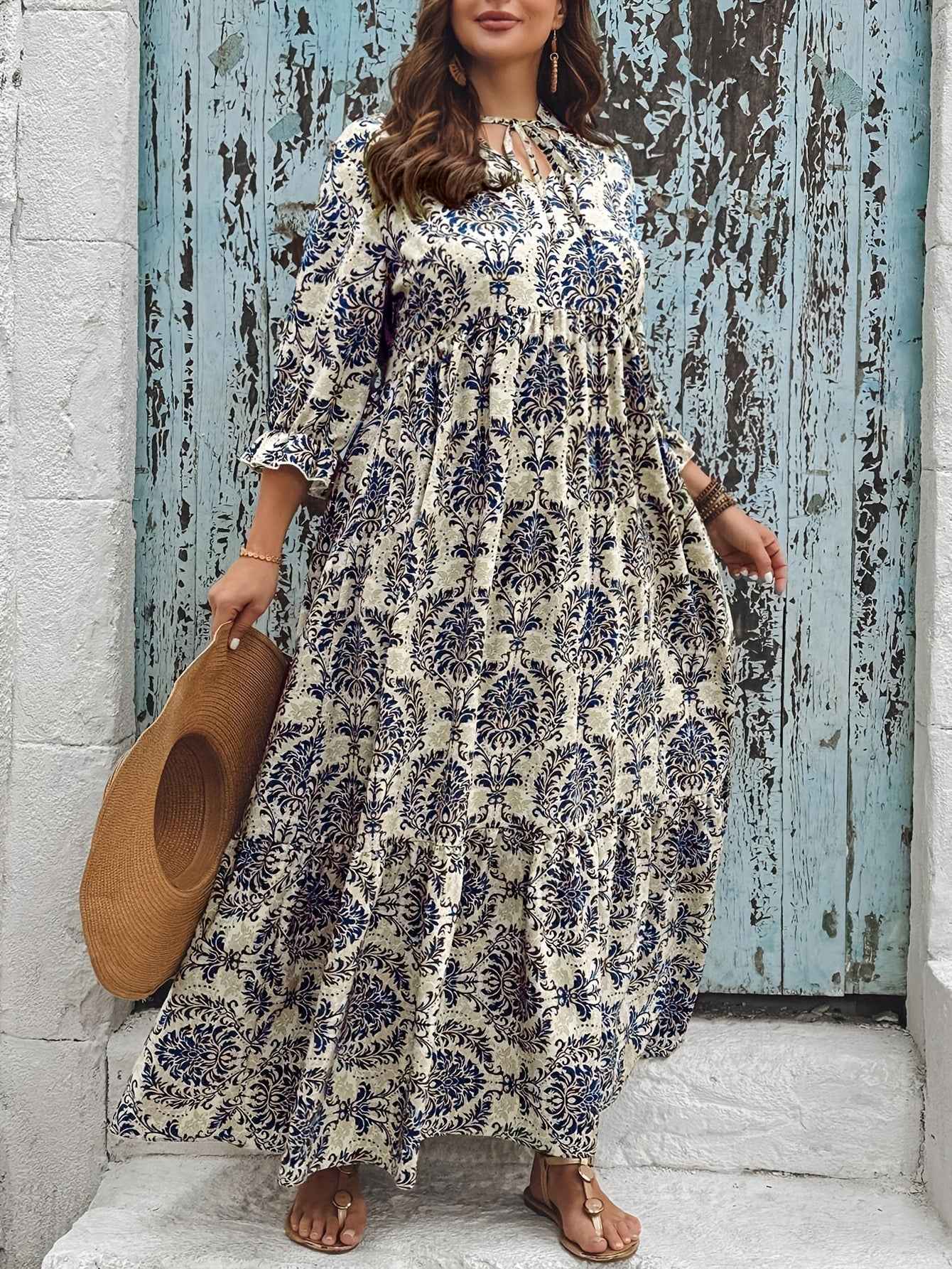 MOLLY | PRINTED MAXI DRESS