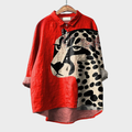 NALA | PRINTED LONG-SLEEVE BLOUSE