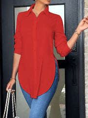 Genny | Longline Button Shirt