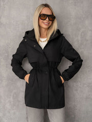Dovie | Drawstring Hooded Parka