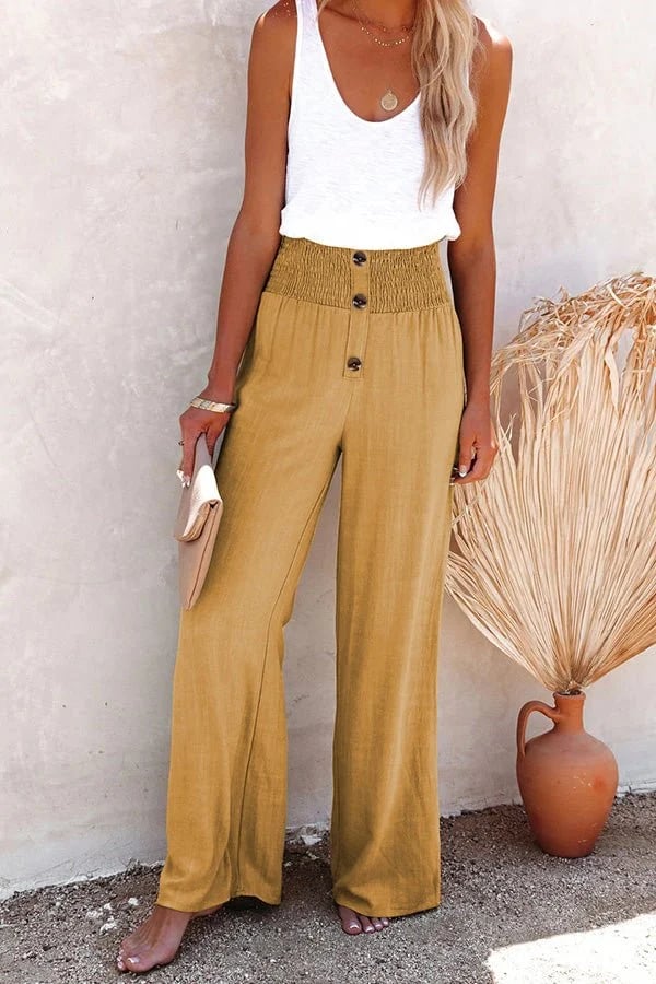 Riana | High Waist Relaxed Trousers