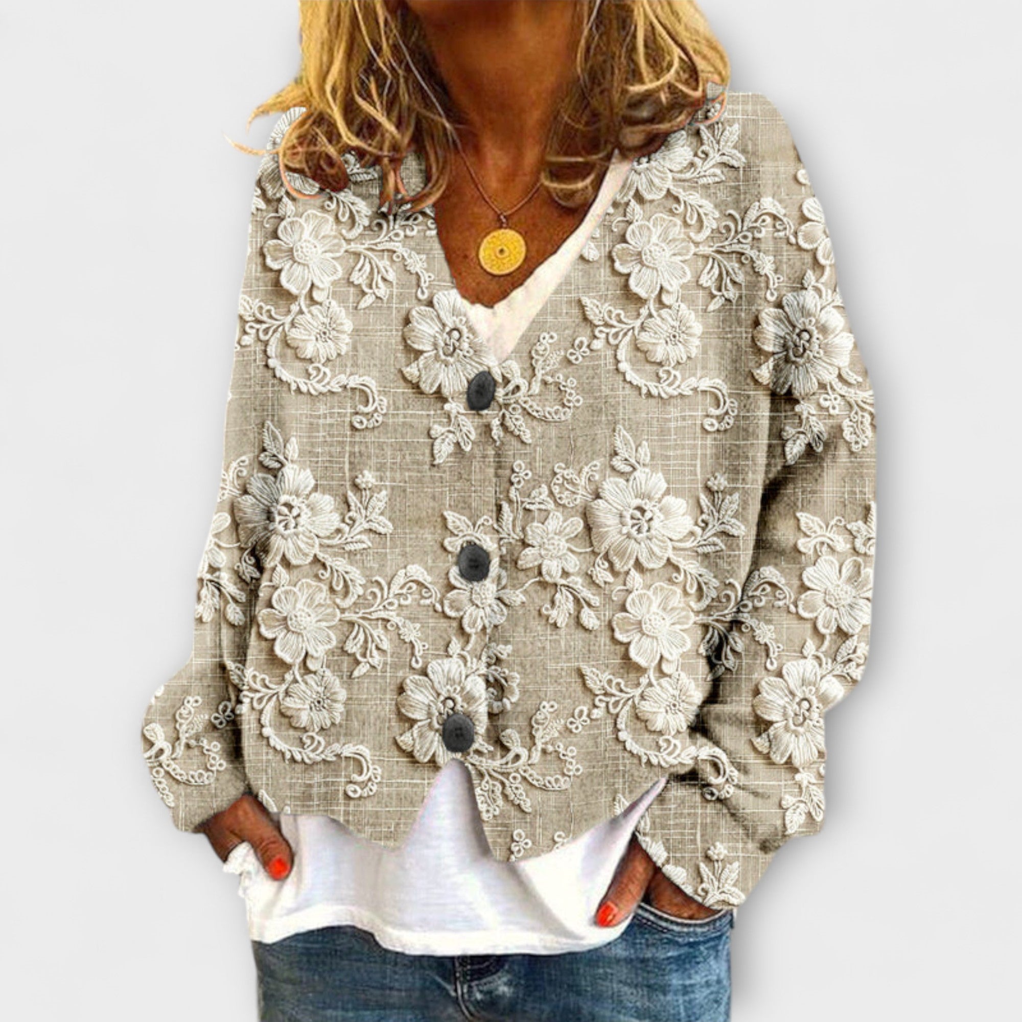STELLA | FLORAL VINTAGE GILET