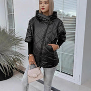 Zoie | Hooded Diamond-Quilted Jacket