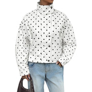 Bess | Polka-Dot Cropped Jacket