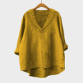 SAMANTHA | PRINTED LONG-SLEEVE BLOUSE