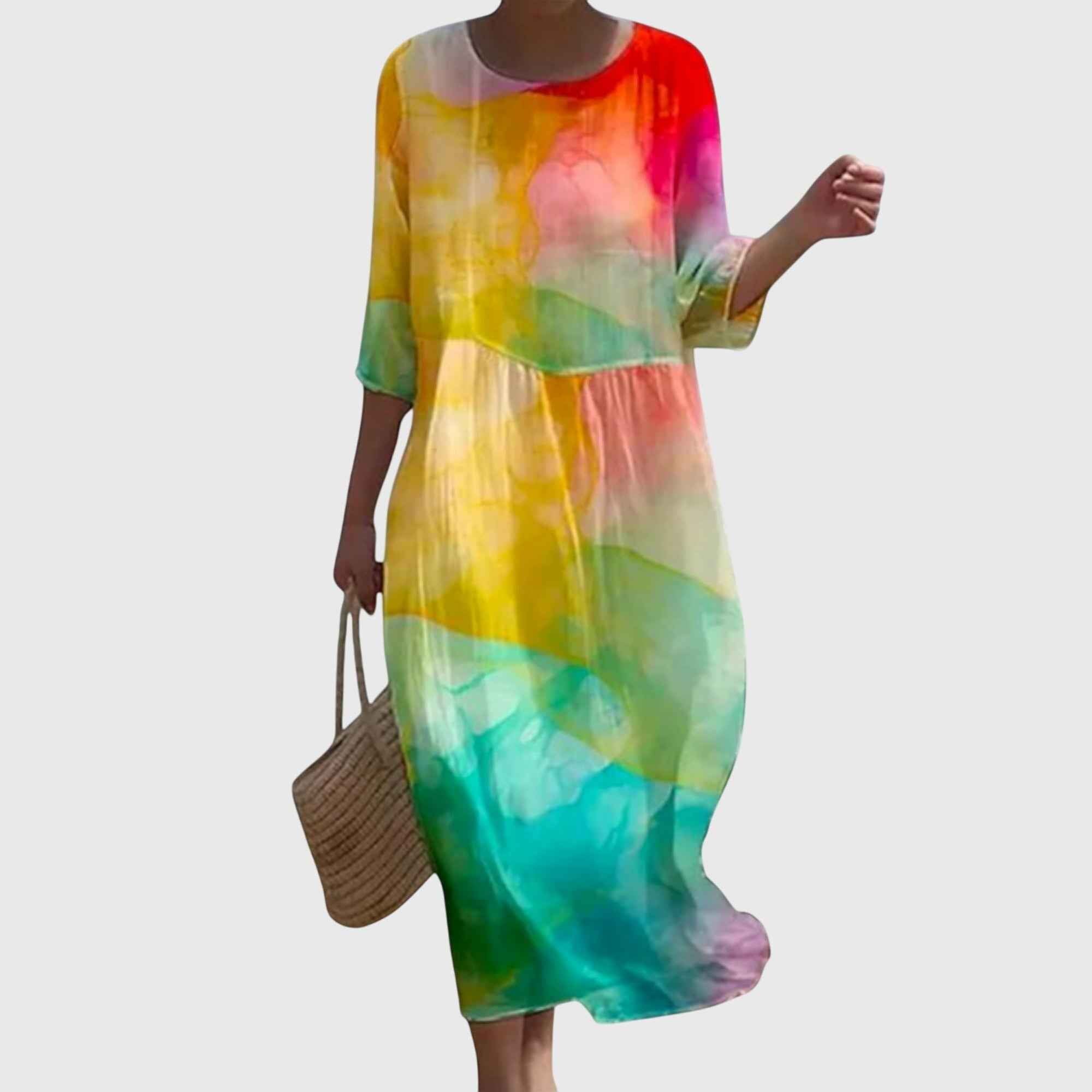Hayley | Elegant Maxi Flower Dress