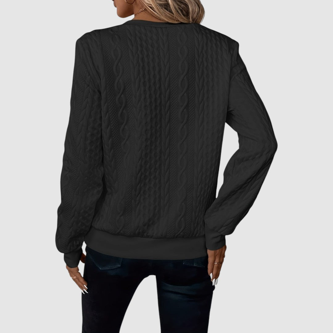 ROZÁRIE | PRINTED ZIP-UP JUMPER
