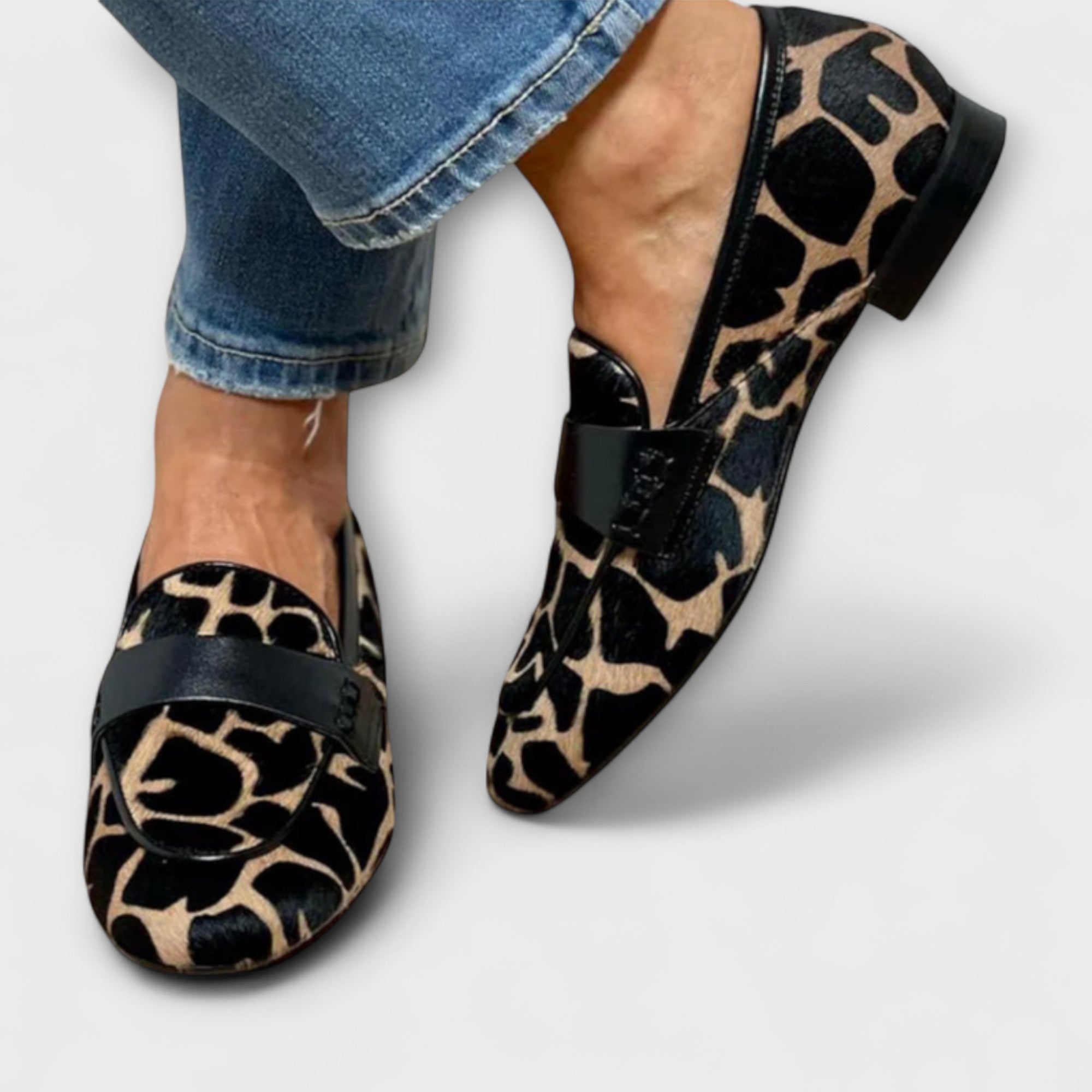 LÉONIE | LEOPARD-PRINT LOAFERS