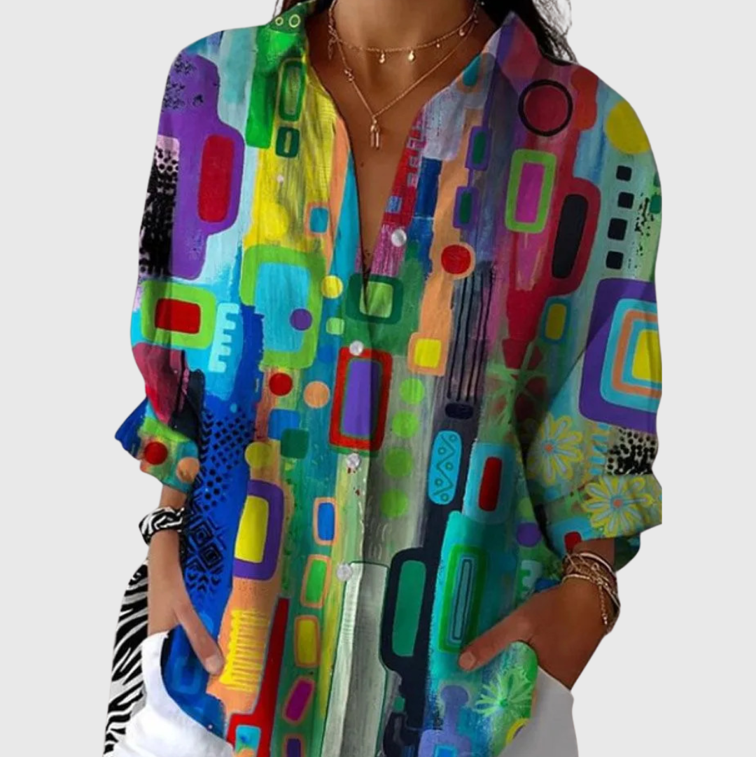 Alix | Printed Blouse