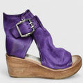 KARLINE | WEDGE CUSHIONED SANDALS