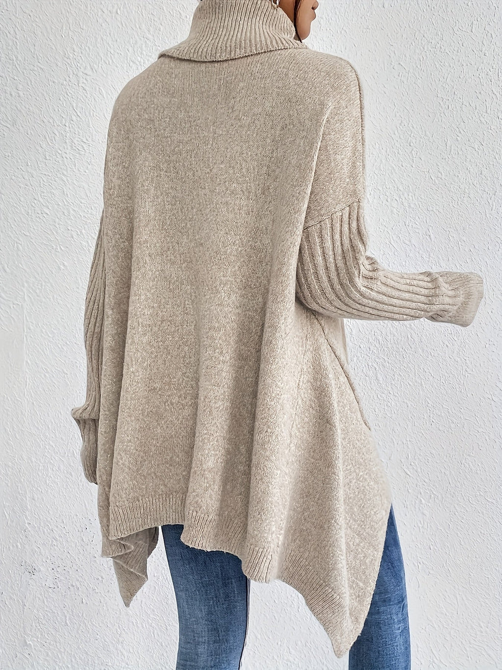 AUDREY | WRAP ROLL-NECK JUMPER