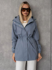 Dovie | Drawstring Hooded Parka