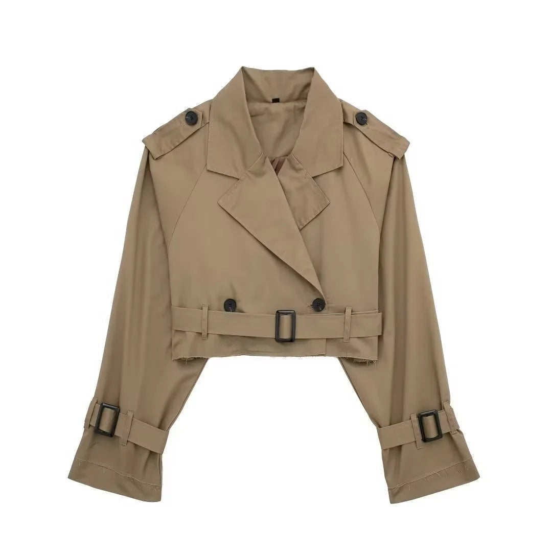 Jolie | Cropped Double-Breasted Jacket