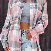 Onita | Checked Longline Shirt