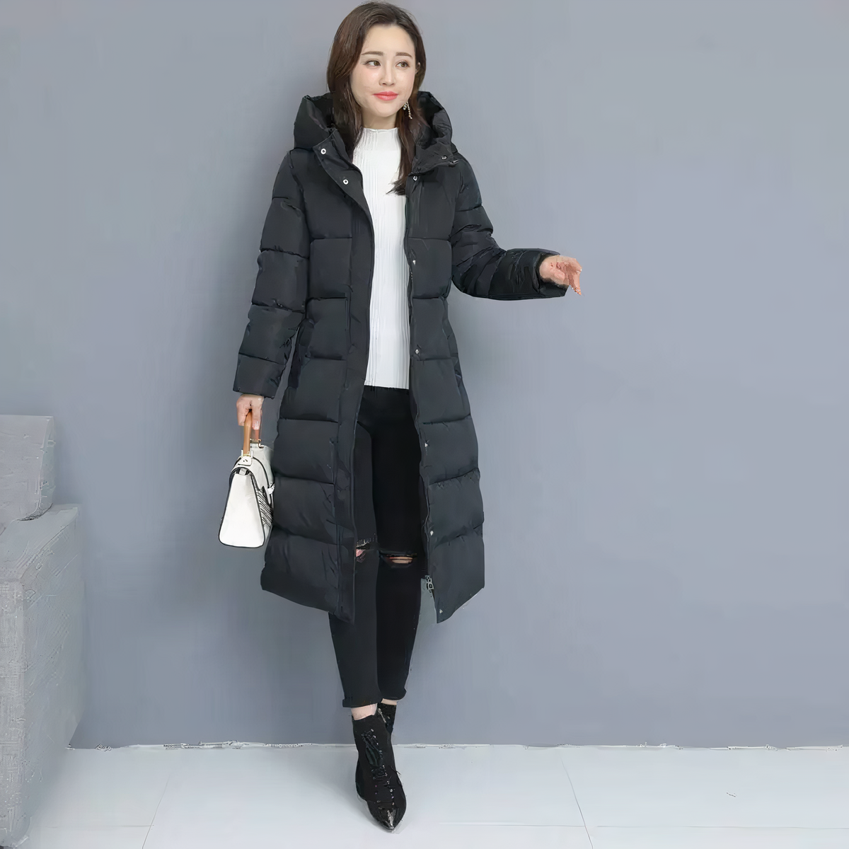 Tawana | Long Hooded Puffer Coat