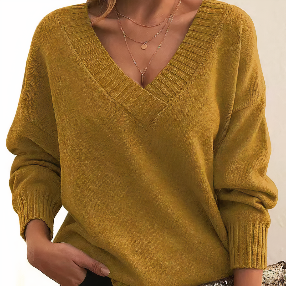 Deyanira | V-Neck Jumper