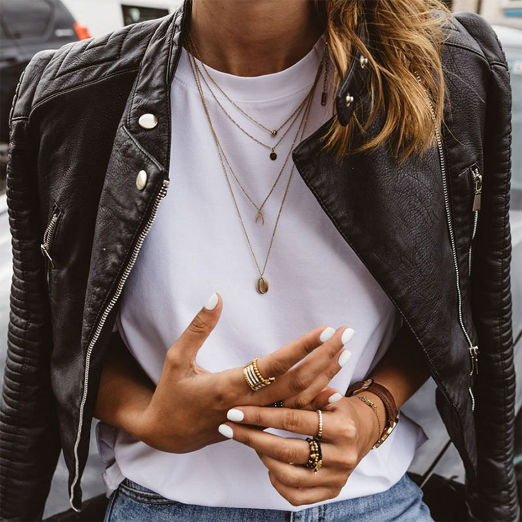 JANET | LEATHER POCKET-DETAIL JACKET